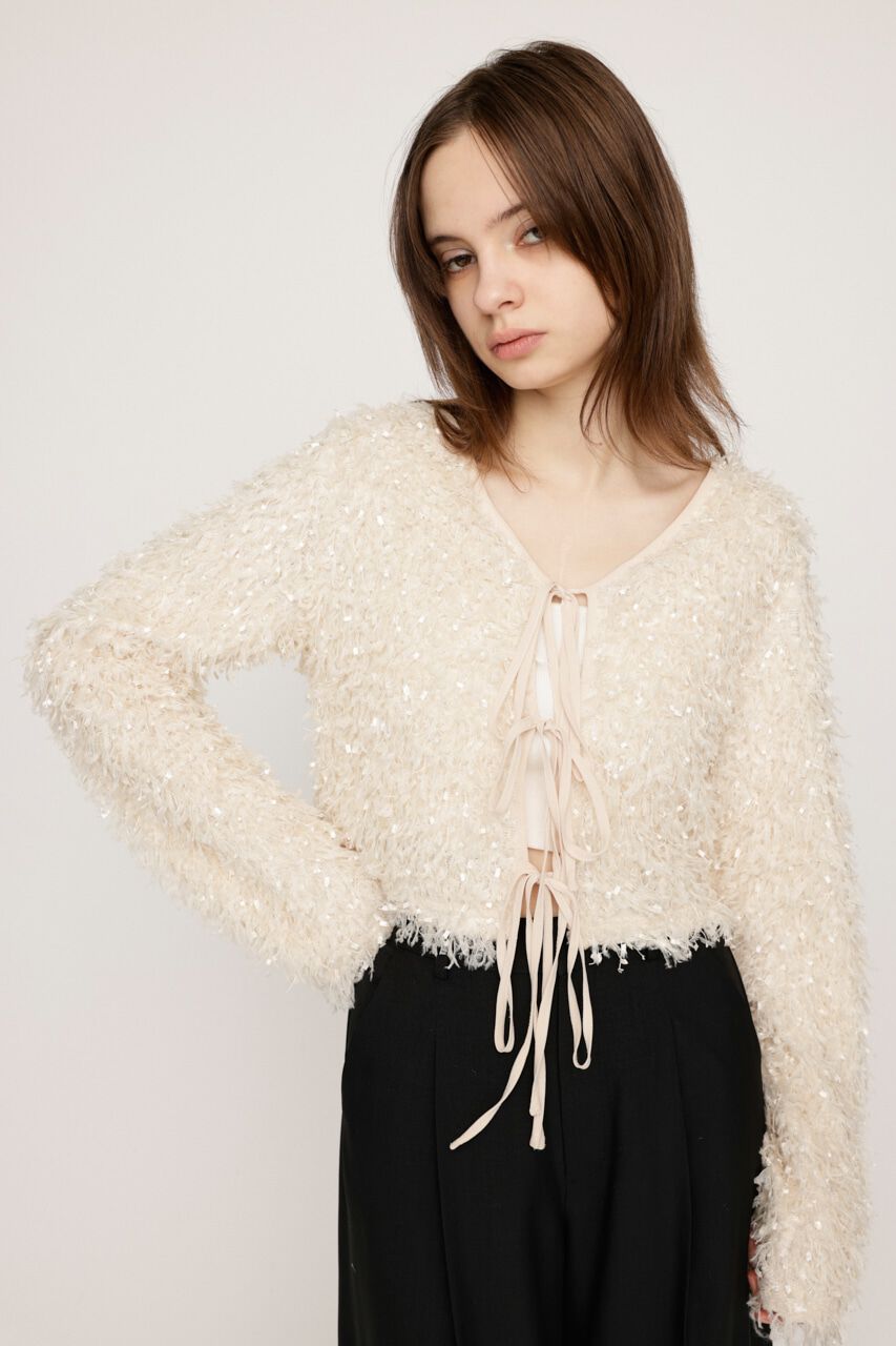 SLY「2WAY SHAGGY YARN トップス」|Tシャツ・カットソー|