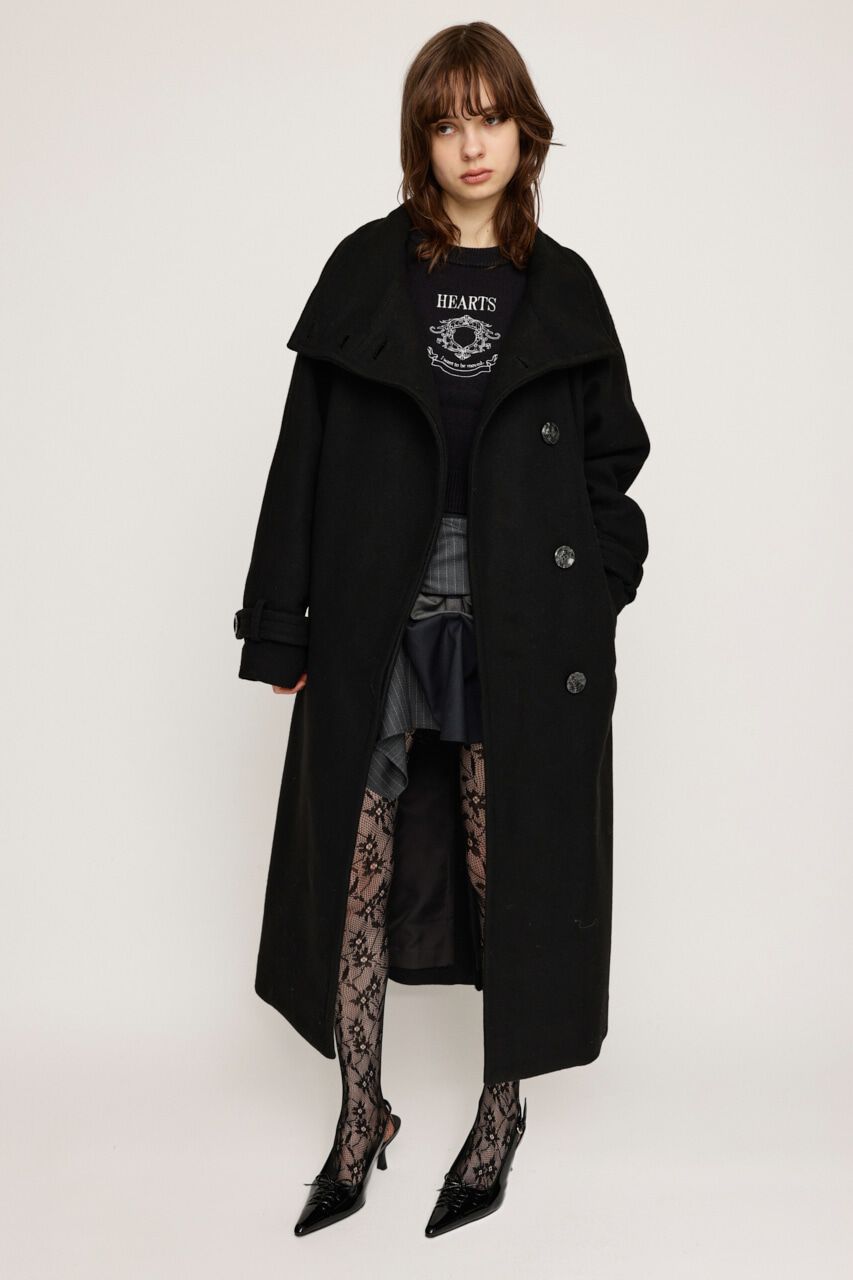 SLY「WIDE STAND NECK LONG コート」|その他|