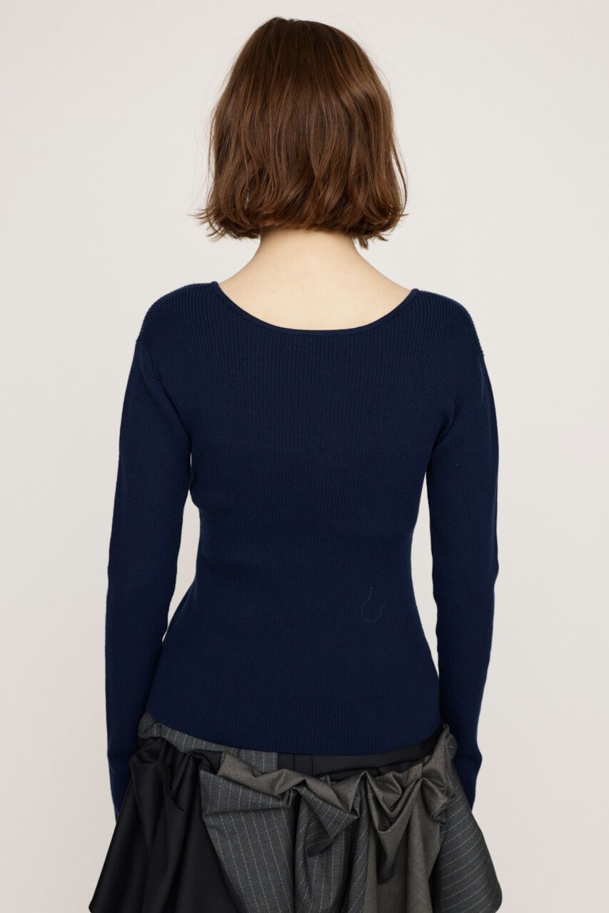 SLY「MANYWAY RIBBON KNIT トップス」|ニット・セーター|