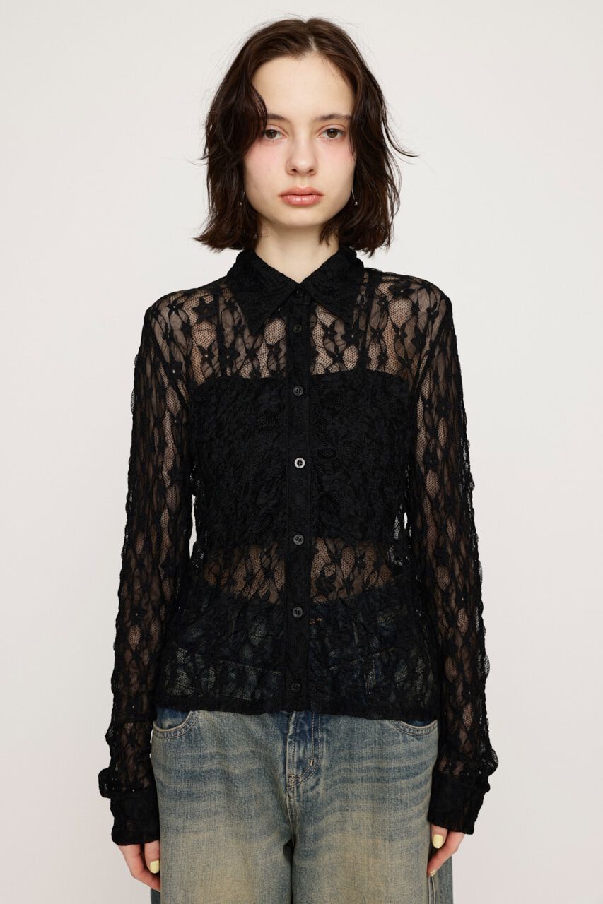 SLY「LACE COMPACT シャツ」|シャツ・ブラウス|