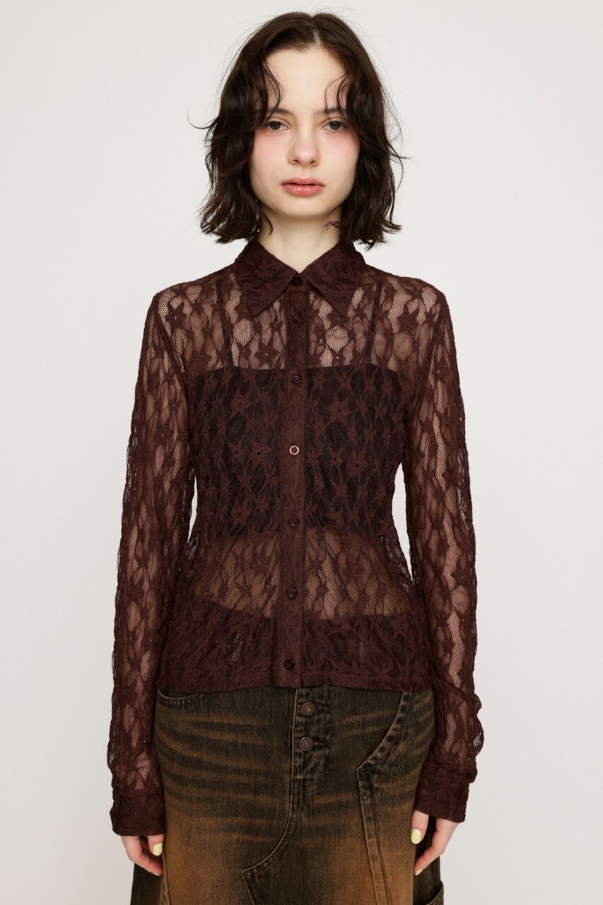 SLY「LACE COMPACT シャツ」|シャツ・ブラウス|