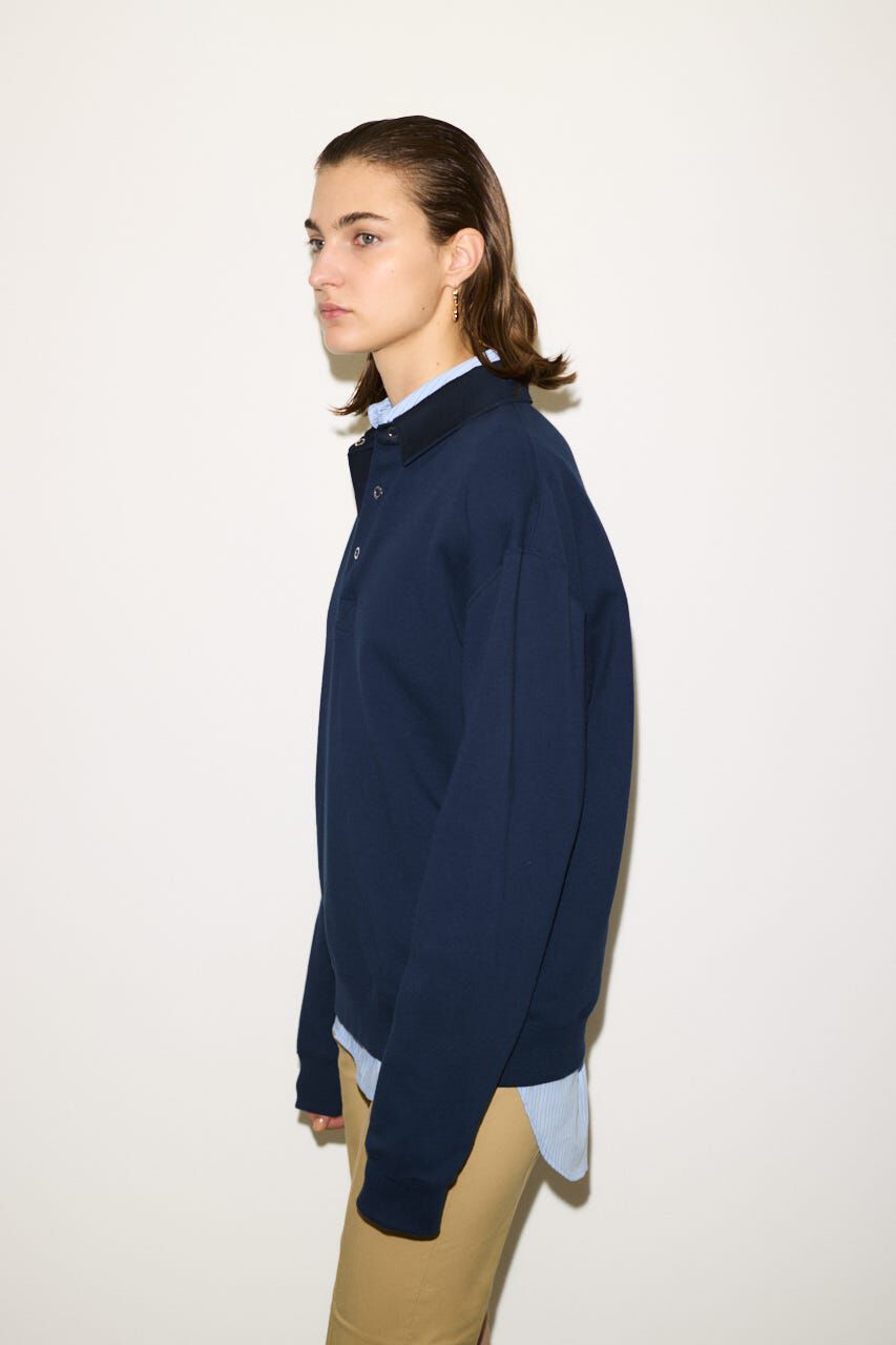 SLY「OVER SW POLO トップス」|Tシャツ・カットソー|