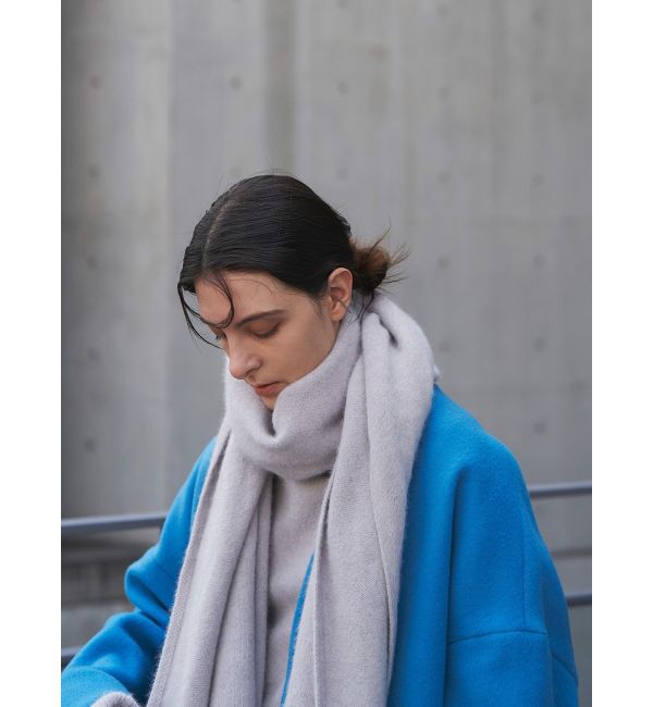 ELENDEEK「FORM SHORT WOOL CT」|ノーカラーコート|