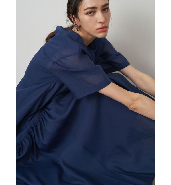 ELENDEEK「SHEER LAYERED CUT OP」|ワンピース|