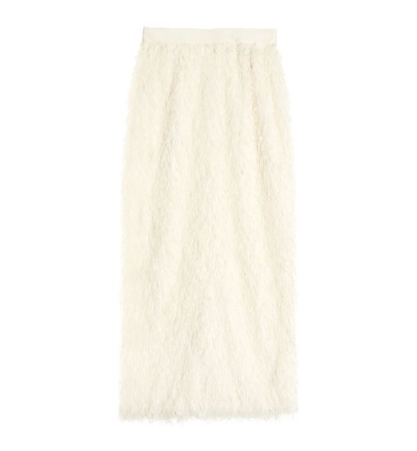 ELENDEEK「FEATHER YARN STRAIGHT SK」|スカート|