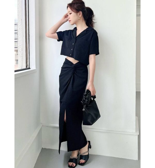 RESEXXY「ツイストクロスロングスカート【セットアップ着用可能】」|スカート|