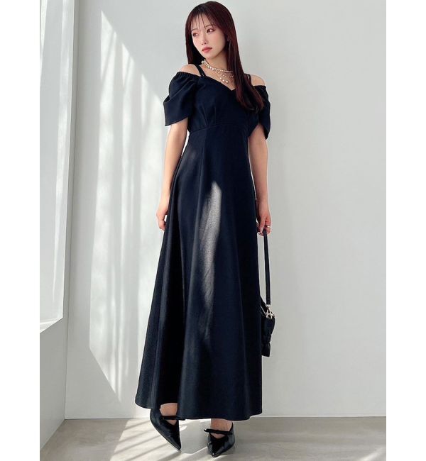 RESEXXY「ダブルストラップフレアワンピース」|ワンピース|