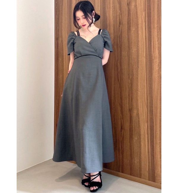 RESEXXY「ダブルストラップフレアワンピース」|ワンピース|