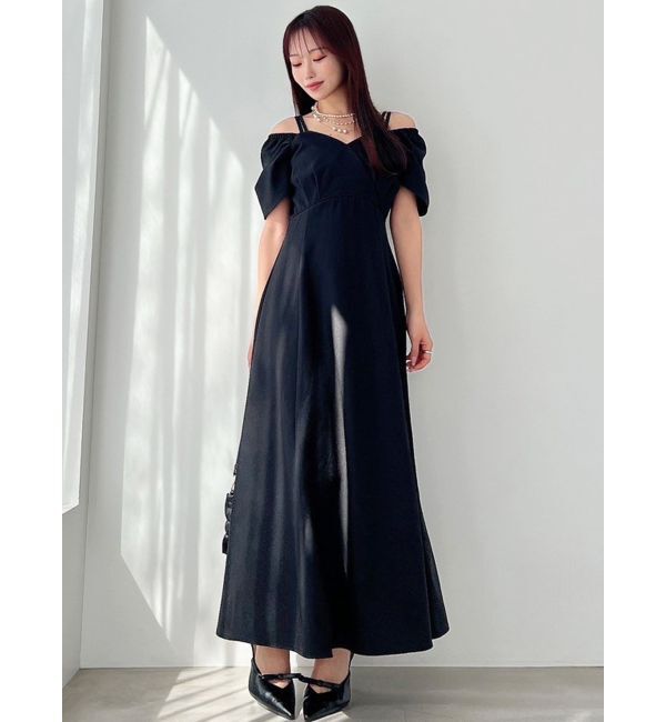 RESEXXY「ダブルストラップフレアワンピース」|ワンピース|