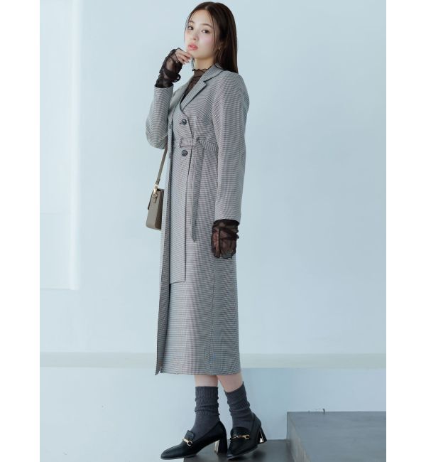 dazzlin「テーラーシェイプロングジャケット」|テーラードジャケット|