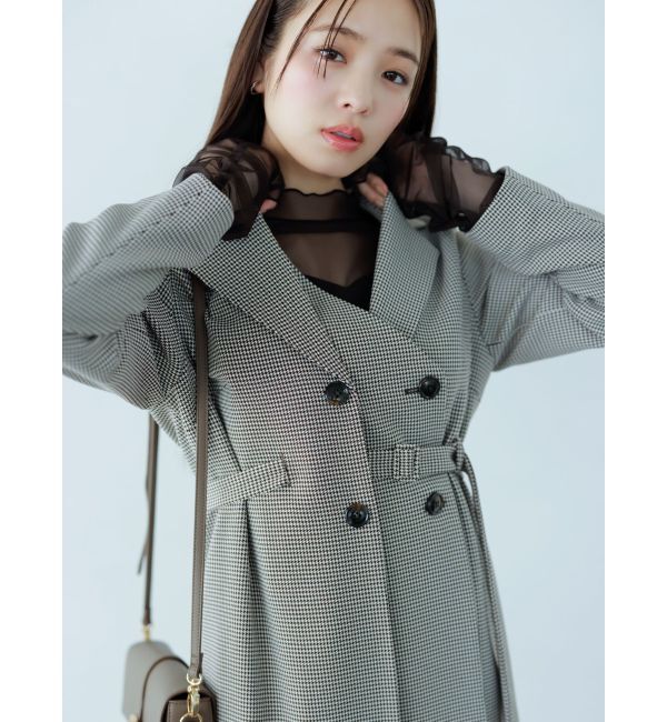 dazzlin「テーラーシェイプロングジャケット」|テーラードジャケット|