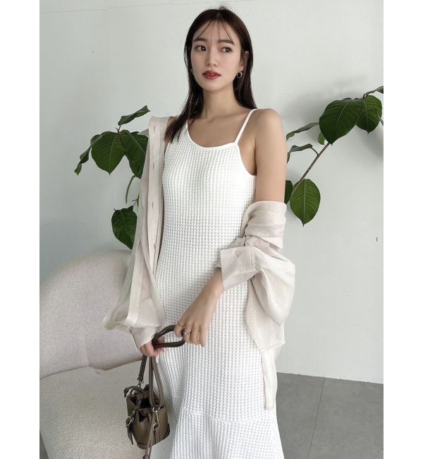 dazzlin「【WEB限定】ワッフルアシメマーメイドワンピース」|ワンピース|