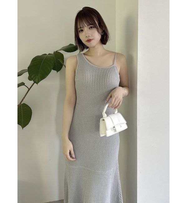 dazzlin「【WEB限定】ワッフルアシメマーメイドワンピース」|ワンピース|