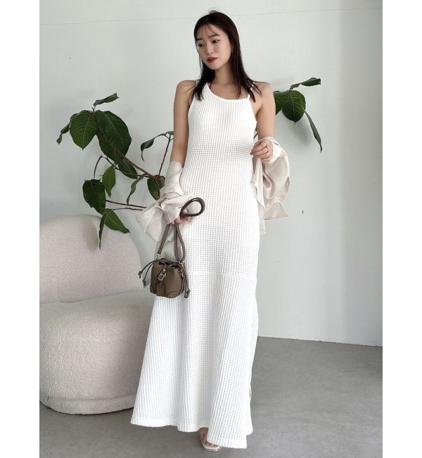 dazzlin「【WEB限定】ワッフルアシメマーメイドワンピース」|ワンピース|
