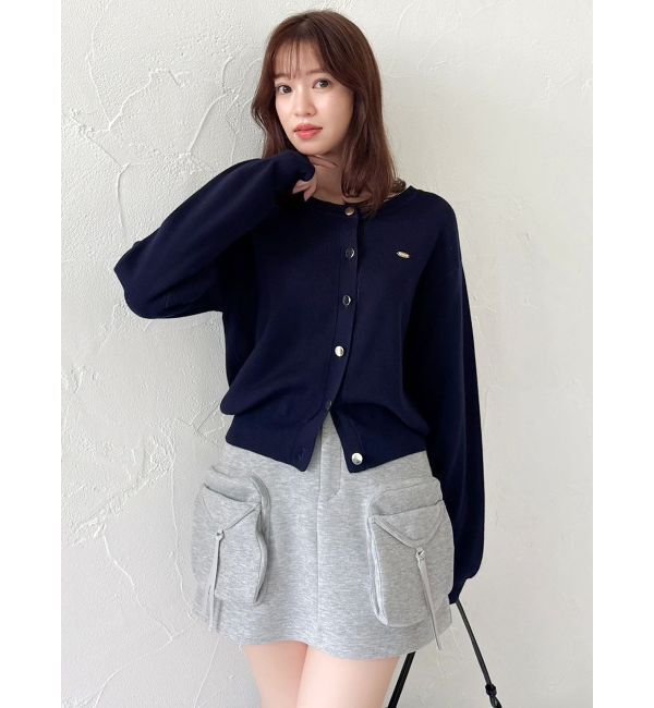 dazzlin「【セットアップ対応】スウェットポケットミニスカート」|スカート|