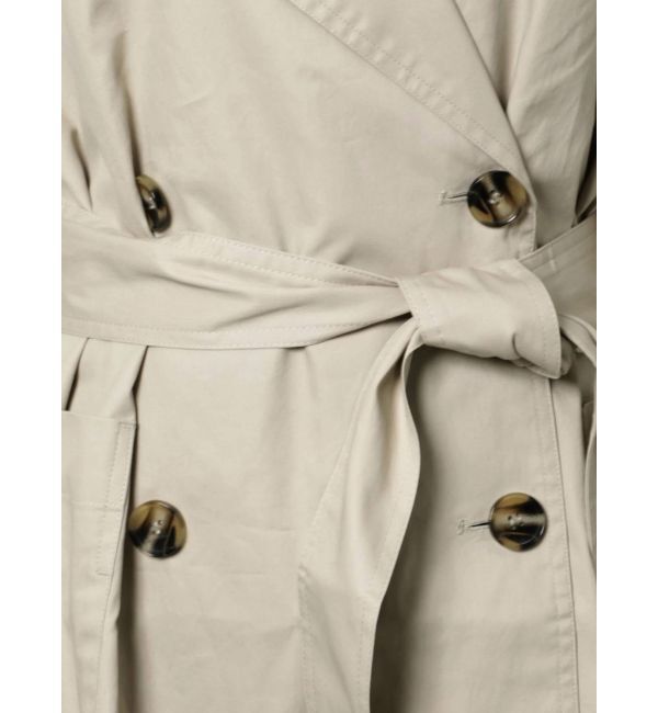 EMODA「ミニマルケープトレンチコート」|トレンチコート|
