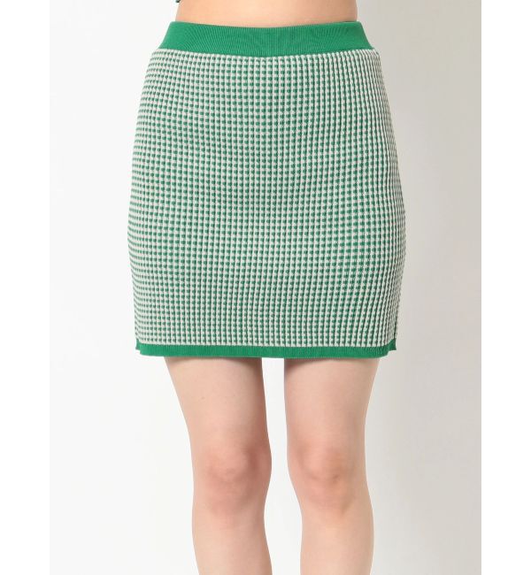 EMODA「3Dファブリックニットスカート」|スカート|