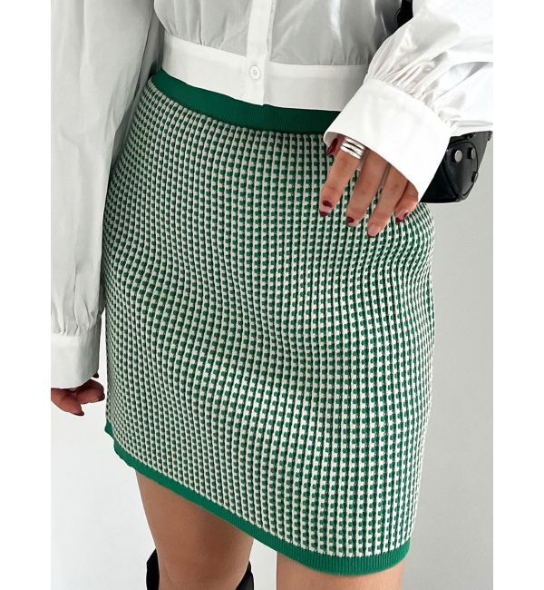 EMODA「3Dファブリックニットスカート」|スカート|