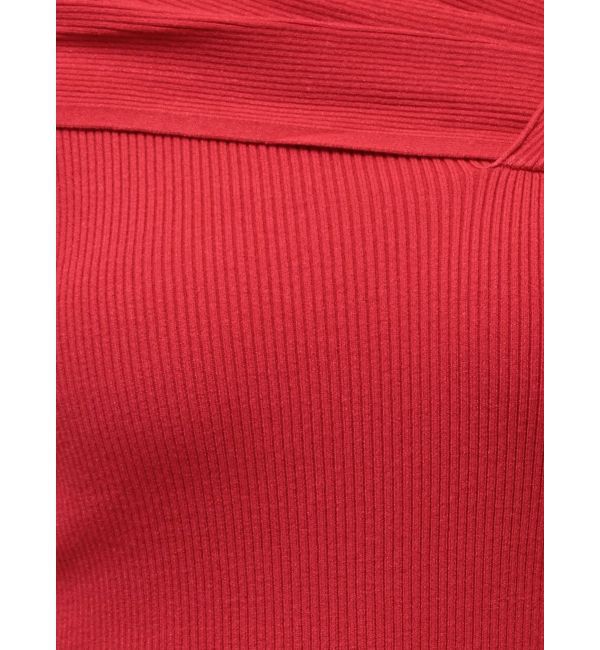 MERCURYDUO「アシメドレープコンパクトニット」|ニット・セーター|