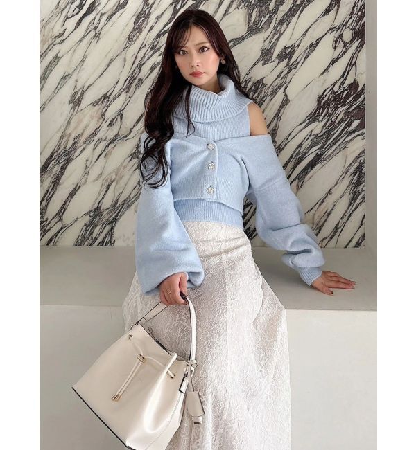 MERCURYDUO「オフタートルアンサンブル」|ニット・セーター|