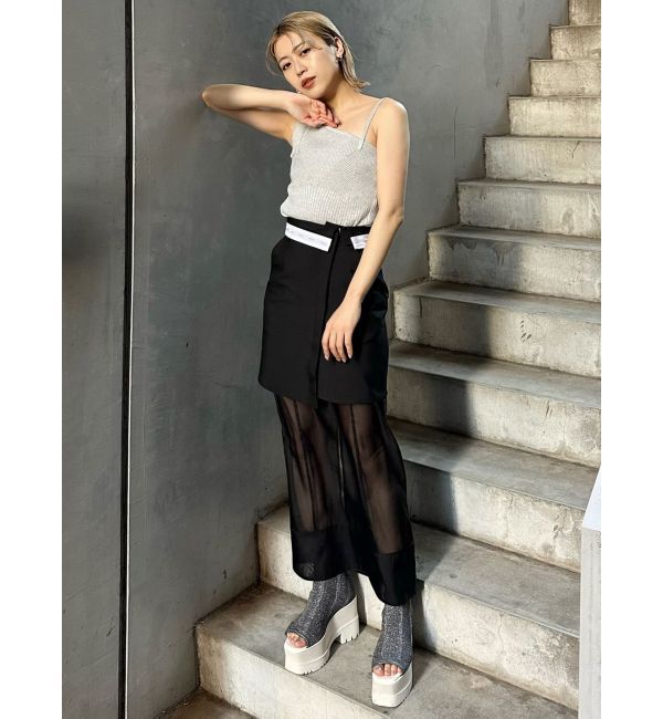 MURUA「ジャガードソックブーツ」|ショートブーツ|