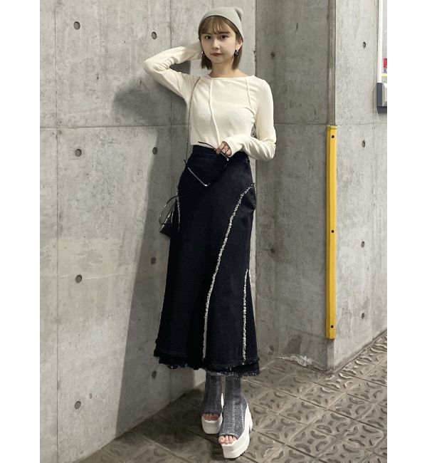 MURUA「ジャガードソックブーツ」|ショートブーツ|