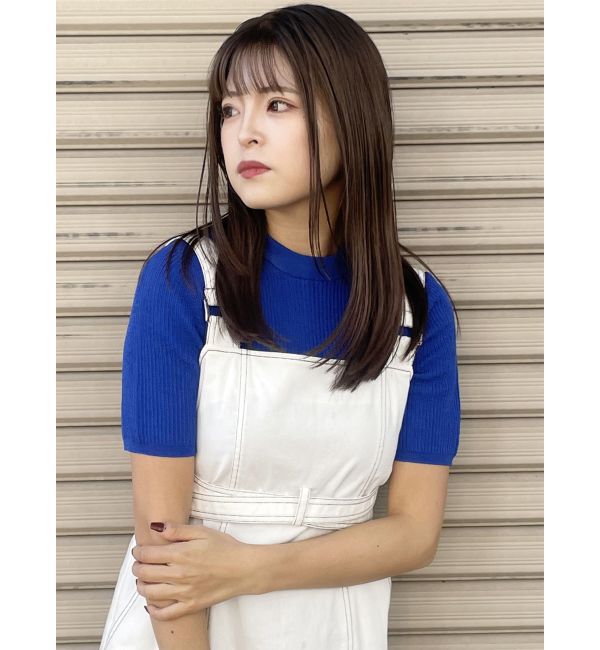 MURUA「ハーフスリーブタイトリブニット」|ニット・セーター|