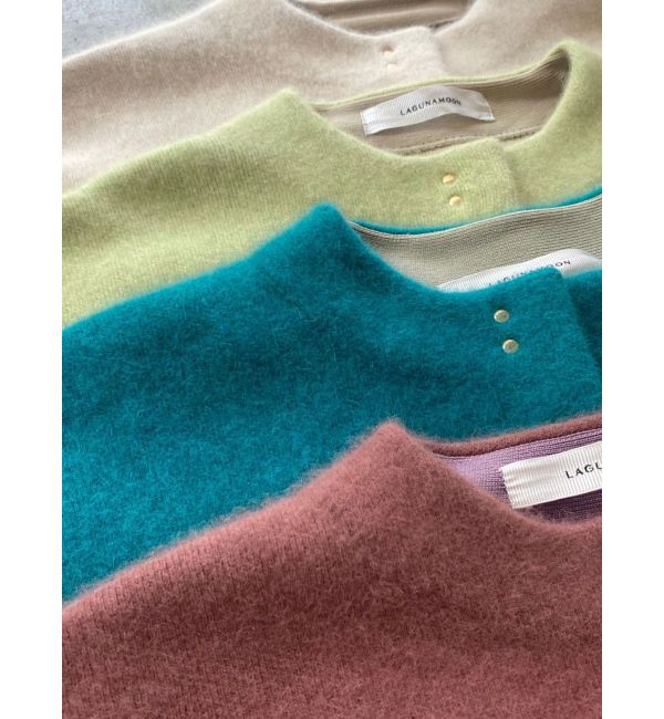 LAGUNAMOON「CHNラクーンニットカーディガン」|カーディガン|