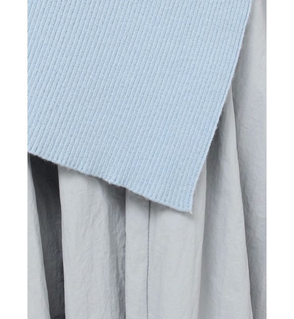 LAGUNAMOON「アシンメトリーニットドッキングワンピース」|ワンピース|