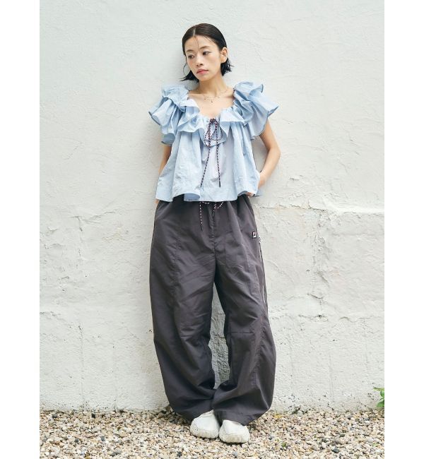 LAGUNAMOON「【FILA別注】エアリーナイロンバナナパンツ」|その他|