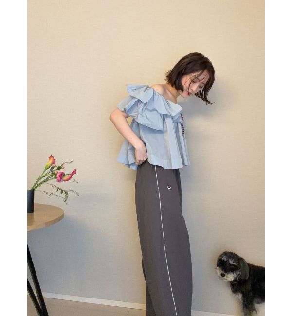 LAGUNAMOON「【FILA別注】エアリーナイロンバナナパンツ」|その他|