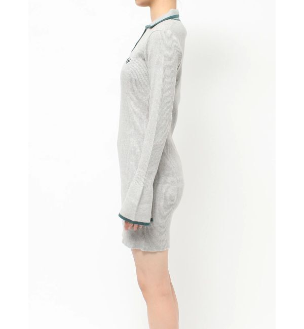 EVRIS「ワンポイントシャツミニニットワンピース」|ワンピース|