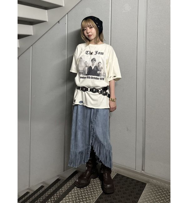 jouetie「フリンジスリットストレートスカート」|スカート|