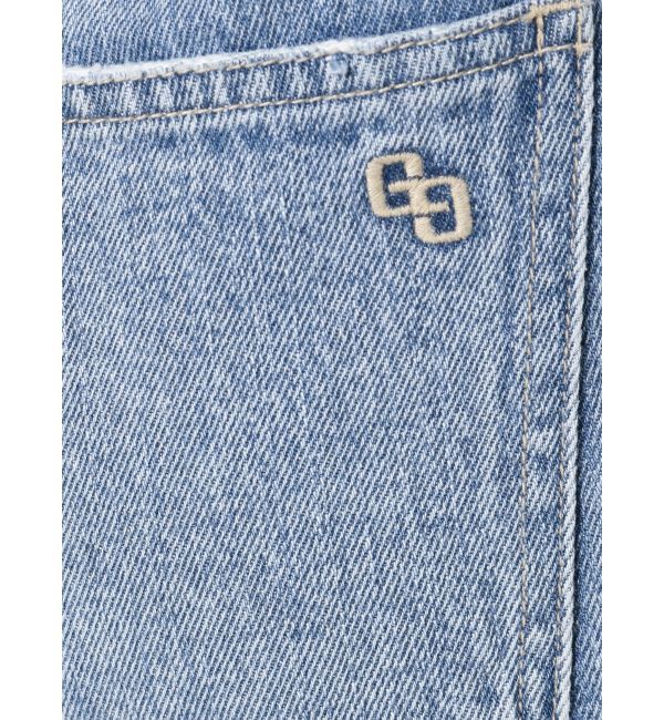 GYDA「REMAKEライク2WAYダブルウエストデニムショートパンツ」|デニム|