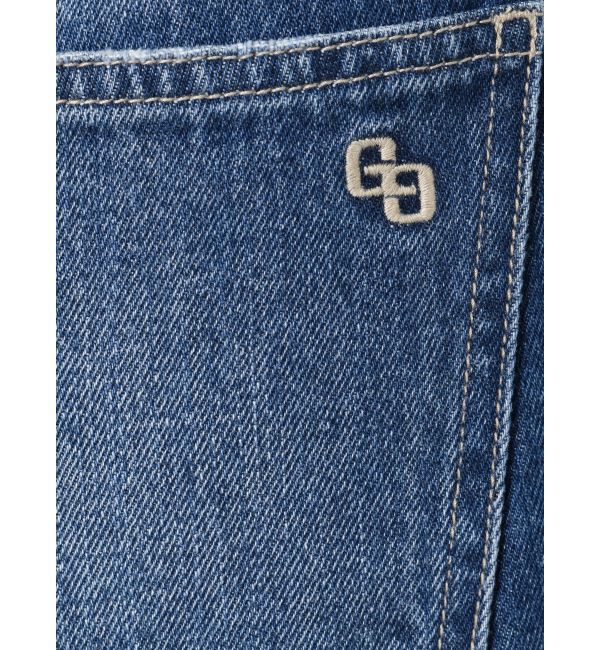 GYDA「REMAKEライク2WAYダブルウエストデニムショートパンツ」|デニム|