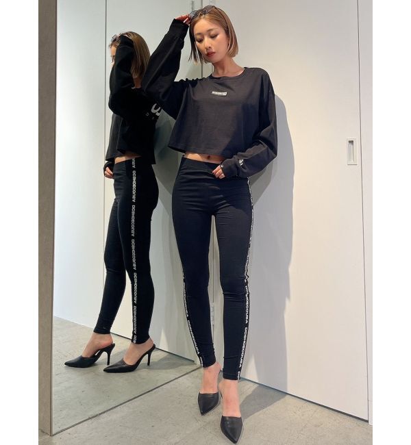 GYDA「GYDA&times;DC SIDE LOGO JQレギンス」|レギンス・スパッツ|