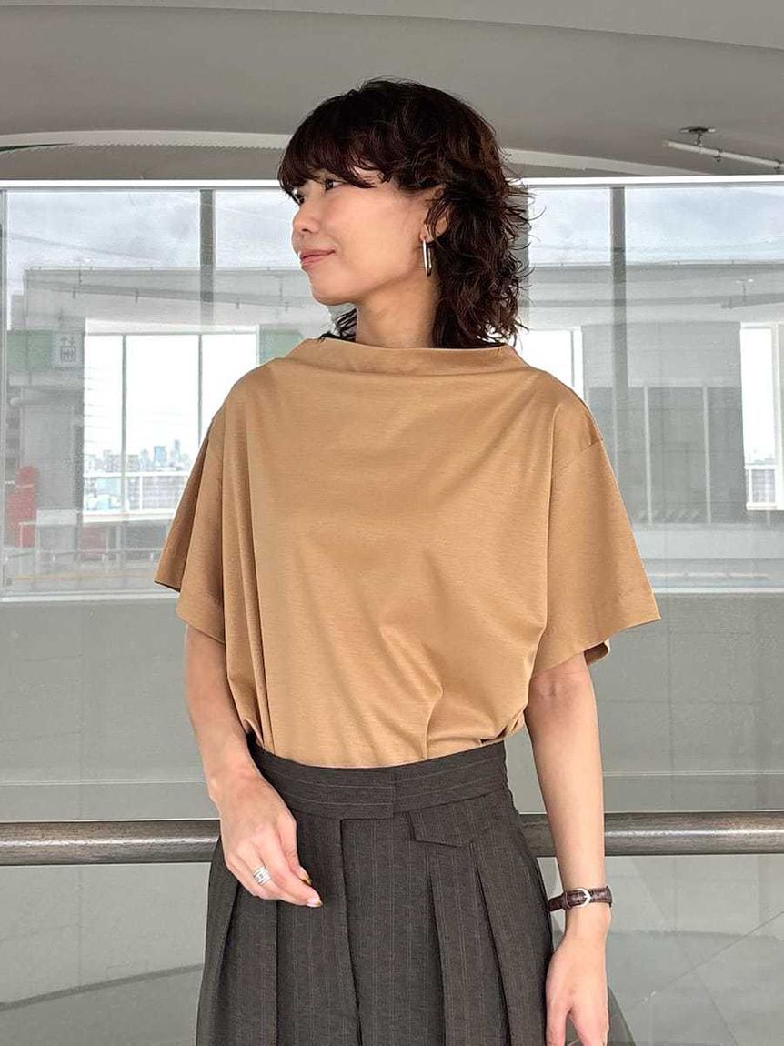 Mila Owen「ハイラインデザインカットトップス」|Tシャツ・カットソー|