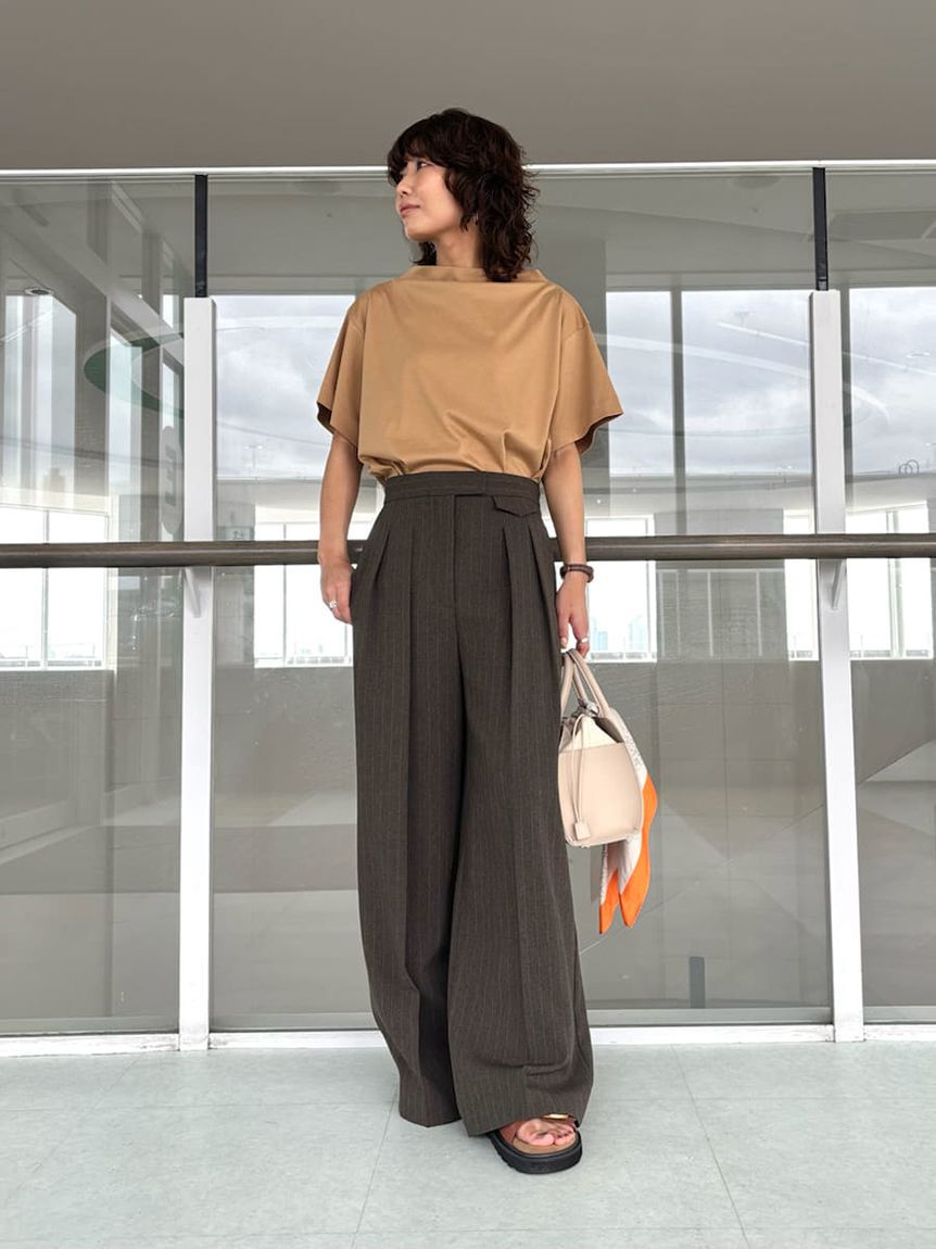 Mila Owen「ハイラインデザインカットトップス」|Tシャツ・カットソー|