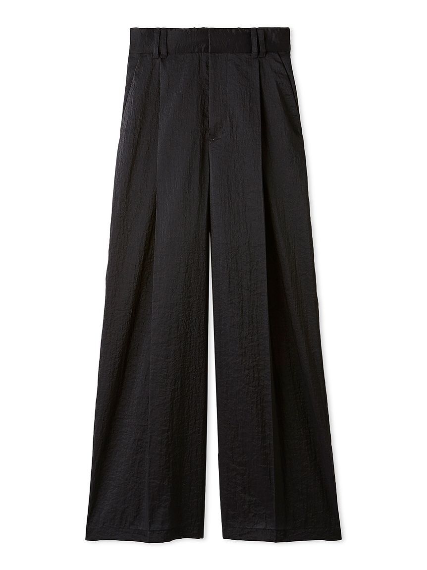 emmi atelier「シアーワイドタックパンツ」|チノ|