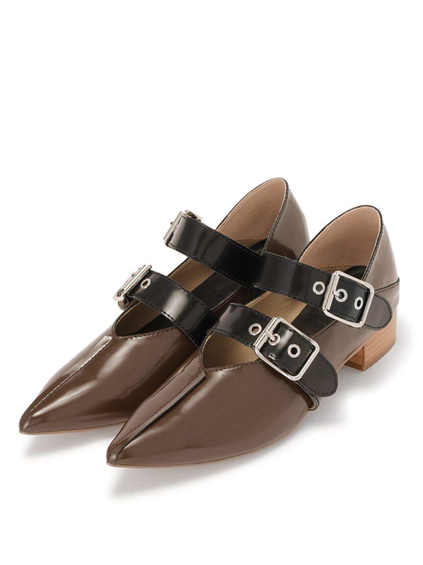 FURFUR「【WEB限定カラー】ダブルストラップバブーシュ」|パンプス|BRW