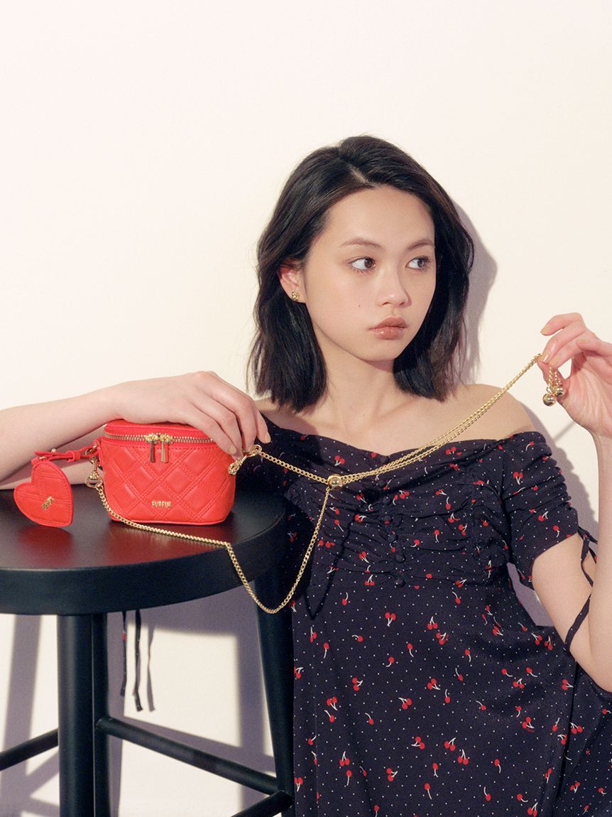 FURFUR「【限定カラー】マイクロキルティングバニティバッグ」|ショルダー・メッセンジャー|