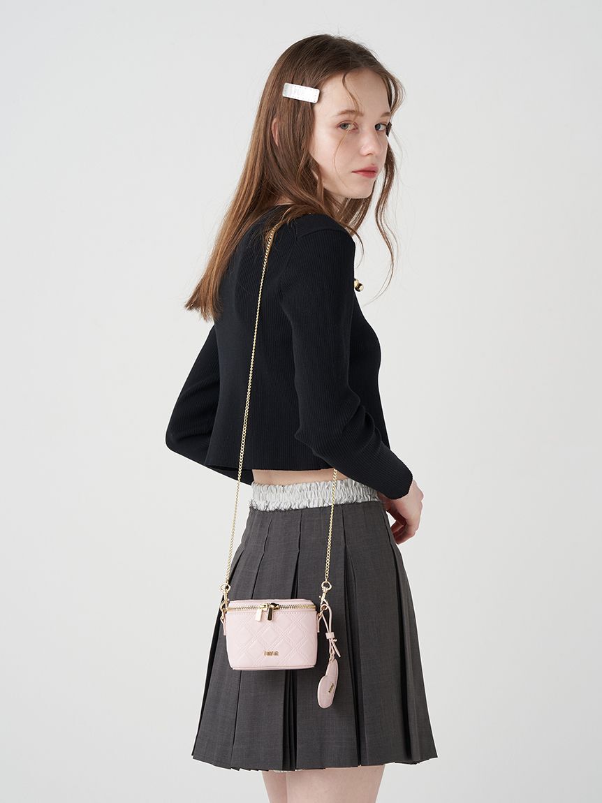 FURFUR「【限定カラー】マイクロキルティングバニティバッグ」|ショルダー・メッセンジャー|