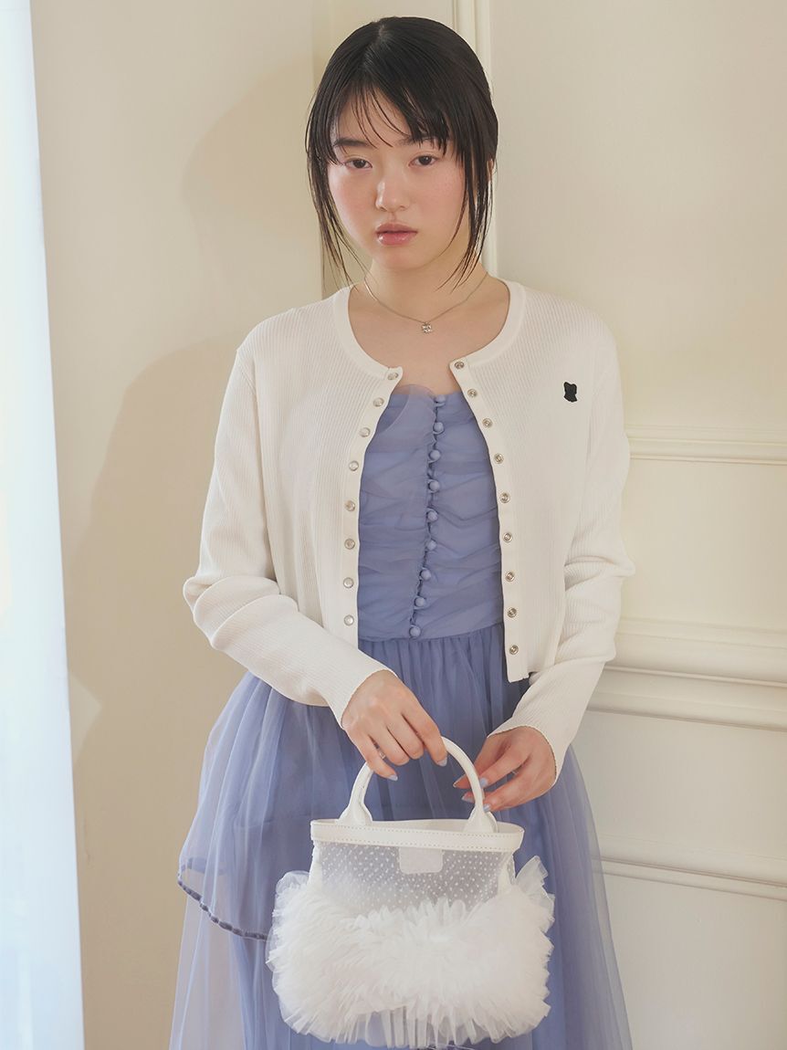 FURFUR「チュールボレロセットキャミドレス」|ドレス|