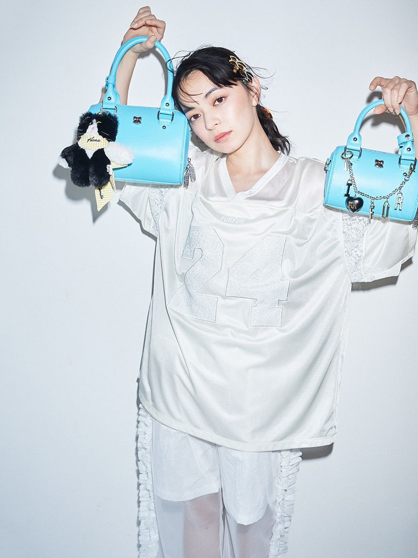 FURFUR「チュールフリルレイヤードパンツ」|チノ|