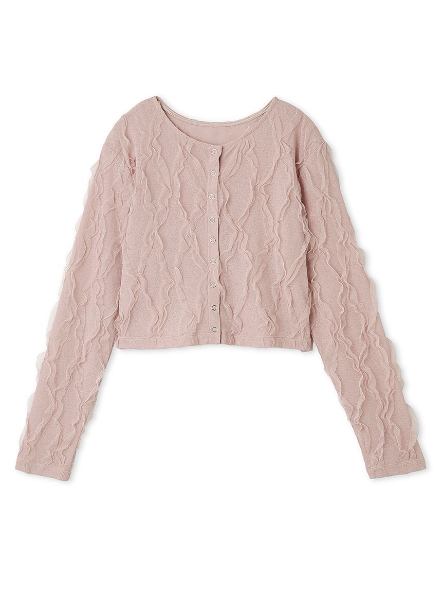 FURFUR「フリルジャージカーディガン」|カーディガン|