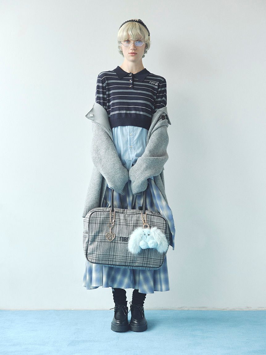 FURFUR「スタッズリボンカチューシャ」|ヘアバンド|