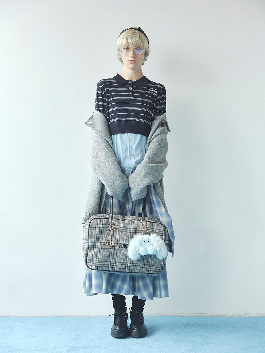 FURFUR「ハートロゴバッグチャーム」|キーケース|