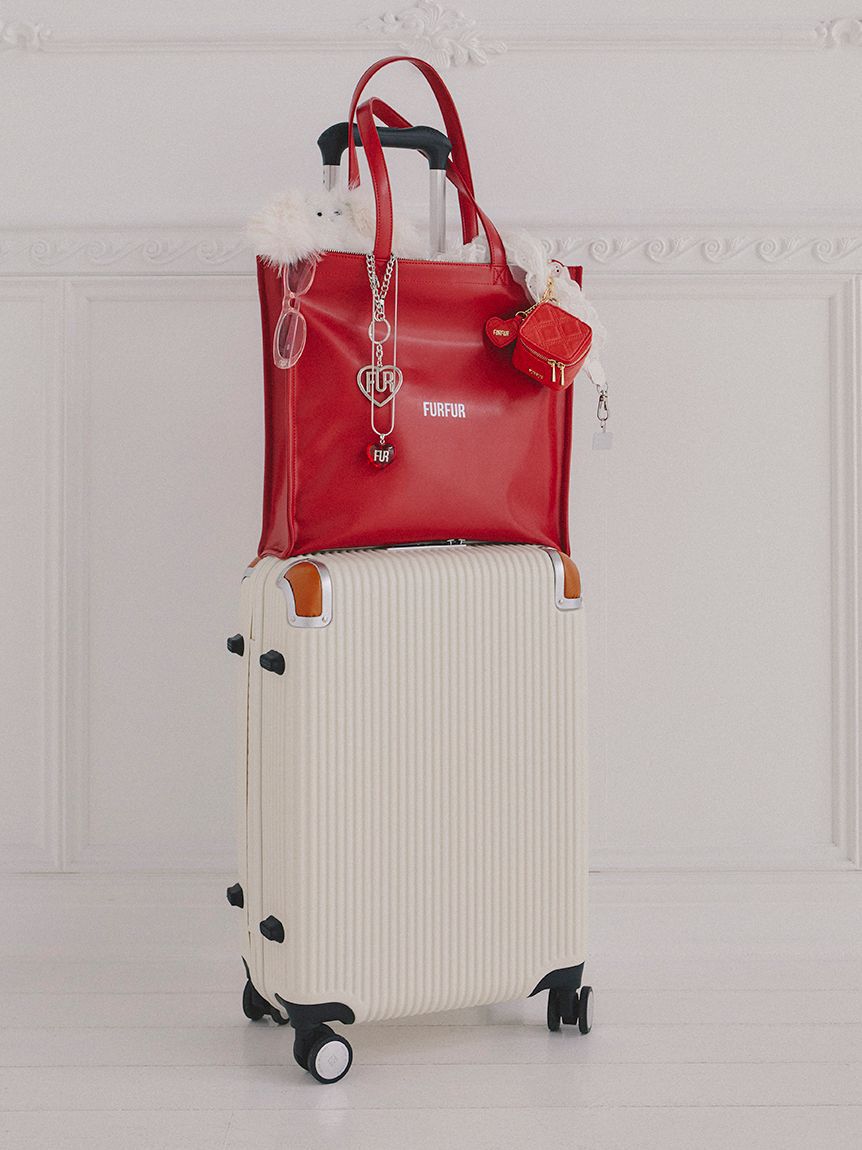 FURFUR「ハートロゴバッグチャーム」|キーケース|