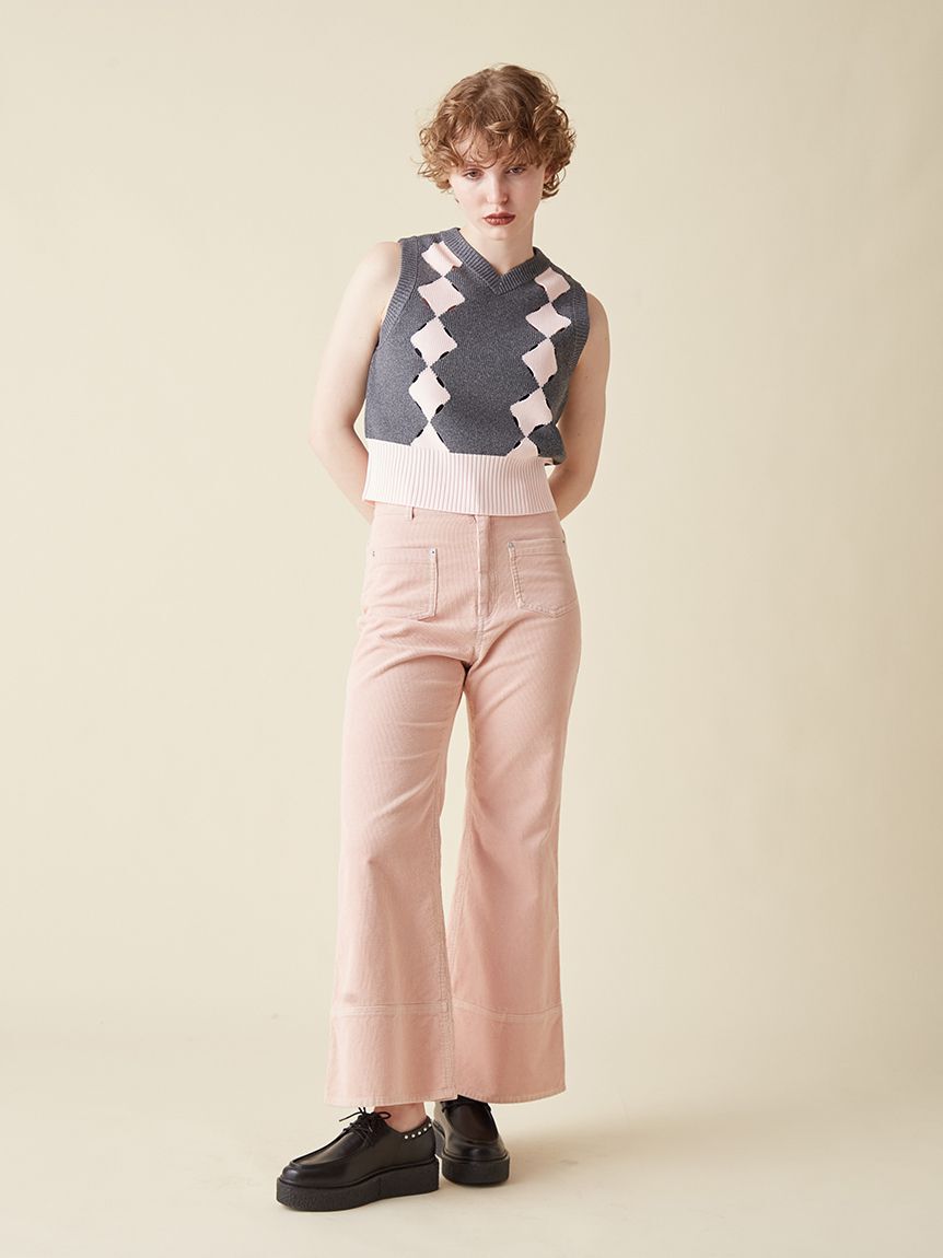 FURFUR「ヴィンテージライクフレアパンツ」|チノ|