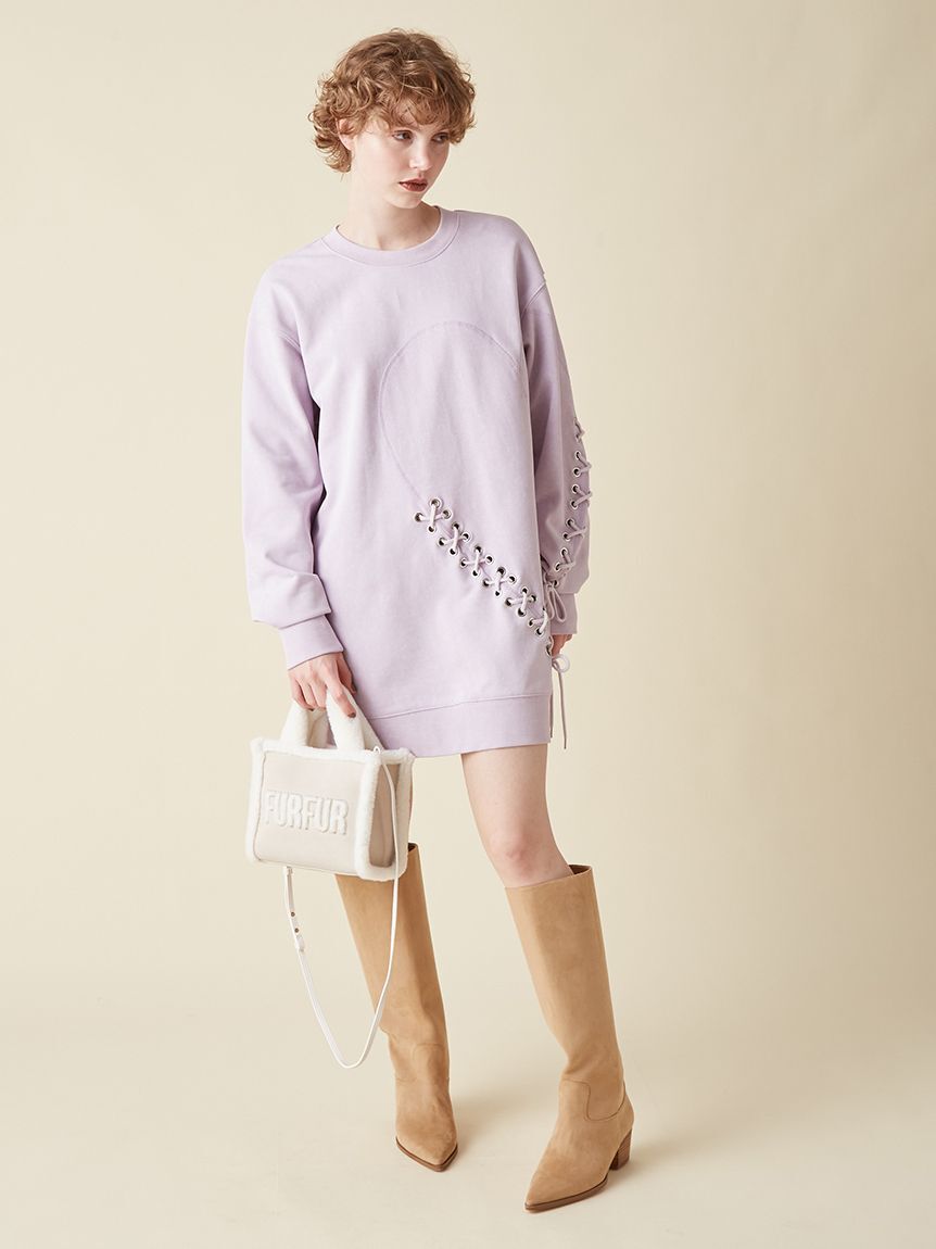 FURFUR「【WEB・一部店舗限定カラー】ムートンロゴトートバッグ」|トートバッグ|